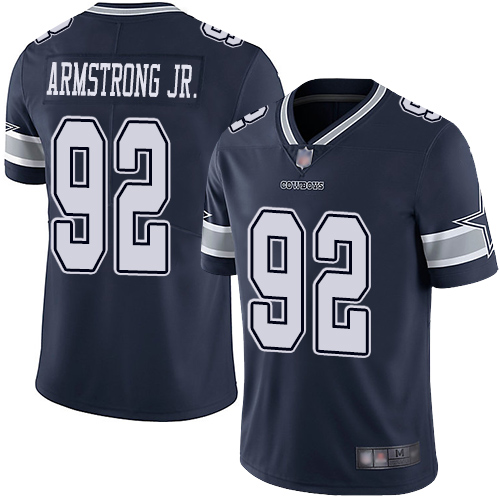 Men Dallas Cowboys Limited Navy Blue Dorance Armstrong Jr. Home #92 Vapor Untouchable NFL Jersey->dallas cowboys->NFL Jersey